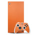 Orange Carbon Fiber Specialty Texture Material Xbox Series X Skins