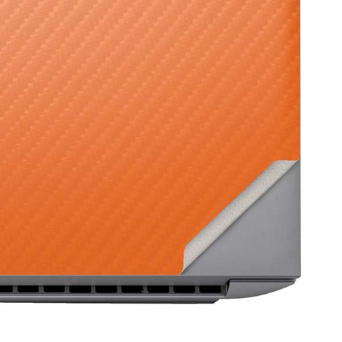 Orange Carbon Fiber Specialty Texture Material HP ZBook Fury 16 G10 Skin