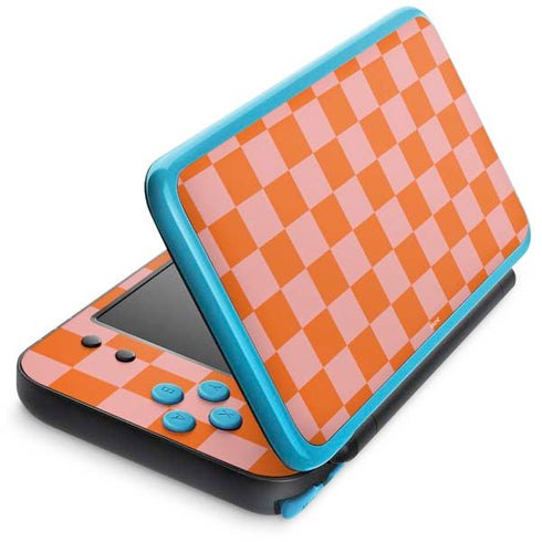 Orange Checkered Nintendo Skins