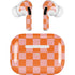 Orange Checkered Apple AirPods Pro Skin