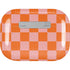 Orange Checkered Apple AirPods Pro Skin