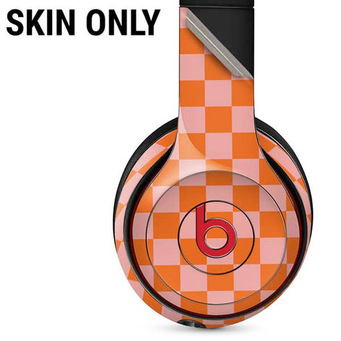 Orange Checkered Beats Solo 3 Wireless Skin