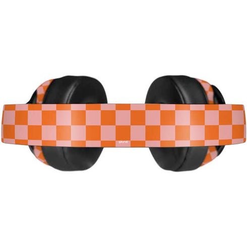 Orange Checkered Beats Solo Pro Skin