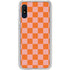 Orange Checkered Galaxy Cases