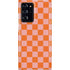 Orange Checkered Galaxy Cases