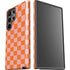 Orange Checkered Galaxy S23 Ultra Pro Case