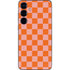 Orange Checkered Galaxy S25 Plus Skin