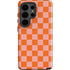 Orange Checkered Galaxy S26 Ultra Impact Case