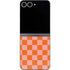Orange Checkered Galaxy Z Flip6 Skin