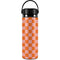 Orange Checkered Hydro Flask 20oz Wide Mouth Skin