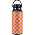 Orange Checkered Hydro Flask 32oz Wide Mouth Skin