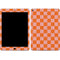 Orange Checkered iPad Skins