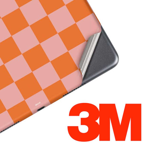 Orange Checkered iPad Skins