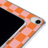 Orange Checkered iPad 11th Gen (2025) Clear Case