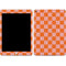 Orange Checkered Apple iPad Skin