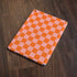 Orange Checkered Apple iPad Skin