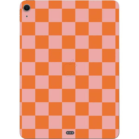 Orange Checkered Apple iPad Air Skin