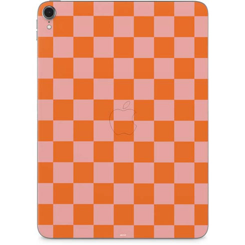 Orange Checkered Apple iPad Pro Skin