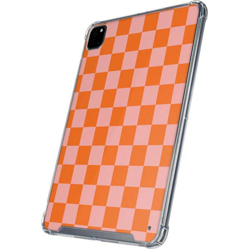 Orange Checkered iPad Cases