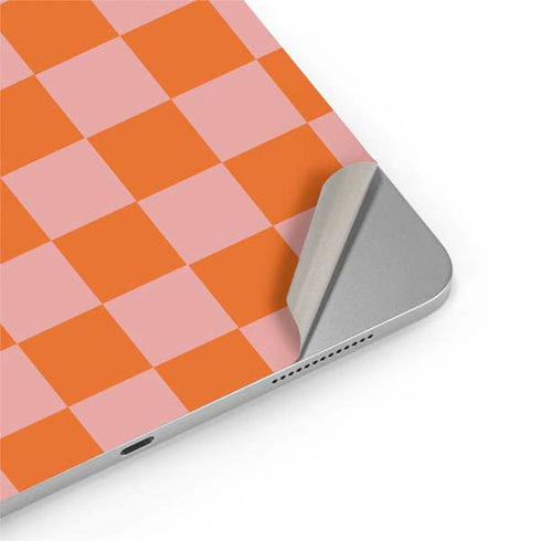 Orange Checkered iPad Pro 13in M4 (2024) Skin