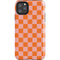 Orange Checkered iPhone Cases