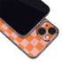 Orange Checkered iPhone 15 Skin