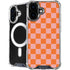 Orange Checkered iPhone 16 MagSafe Case