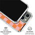 Orange Checkered iPhone 16 Pro Clear Case