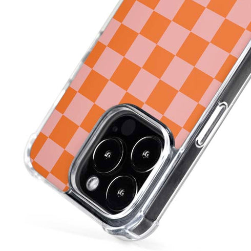 Orange Checkered iPhone 16 Pro MagSafe Case
