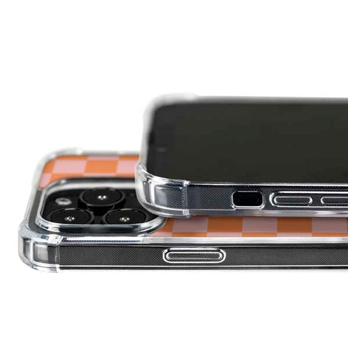 Orange Checkered iPhone 16 Pro MagSafe Case