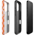 Orange Checkered iPhone 16 Pro Max Impact Case