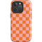 Orange Checkered iPhone 16 Pro Max Magsafe Impact Case
