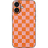 Orange Checkered iPhone 16 Skin