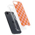 Orange Checkered iPhone 16e MagSafe Case