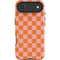 Orange Checkered iPhone 17 Air Impact Case