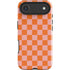 Orange Checkered iPhone 17 Air Impact Case
