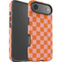 Orange Checkered iPhone 17 Air Impact Case