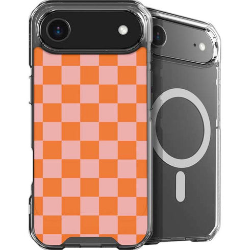 Orange Checkered iPhone 17 Air MagSafe Case
