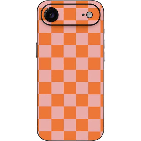 Orange Checkered iPhone 17 Air Skin