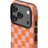 Orange Checkered iPhone 17 Pro Impact Case
