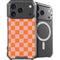 Orange Checkered iPhone 17 Pro Max MagSafe Case
