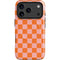 Orange Checkered iPhone 17 Pro Max Magsafe Impact Case