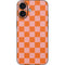 Orange Checkered iPhone 17 Skin