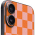 Orange Checkered iPhone 17 Skin