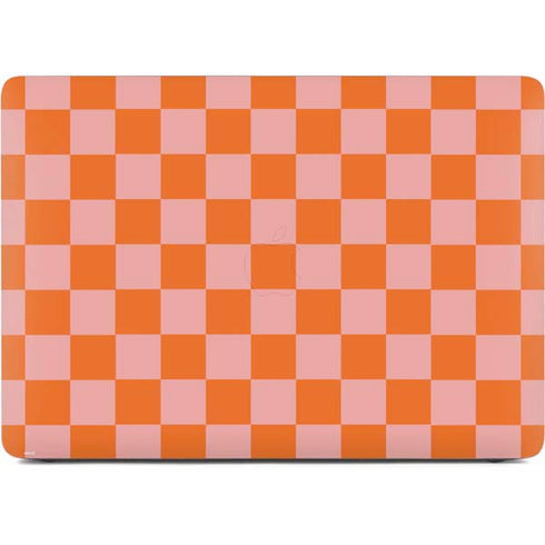 Orange Checkered Apple MacBook Air Skin