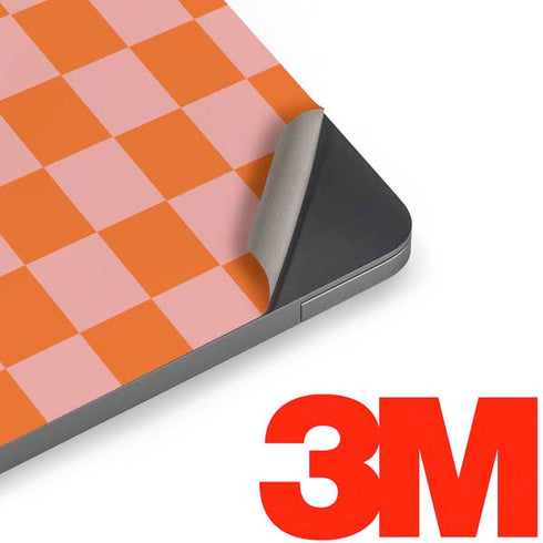 Orange Checkered Apple MacBook Air Skin