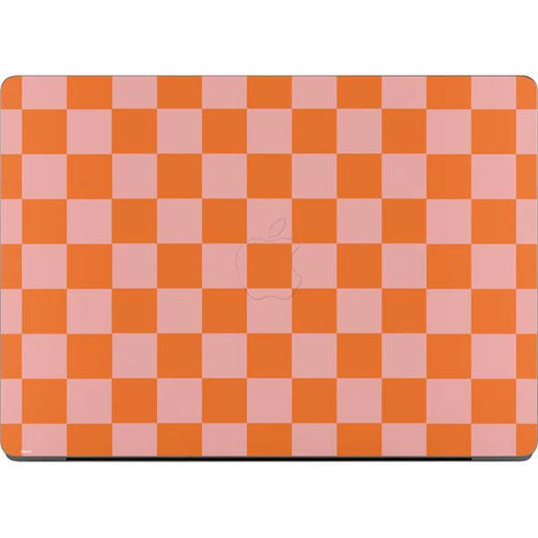 Orange Checkered Apple MacBook Pro 14-inch Skin
