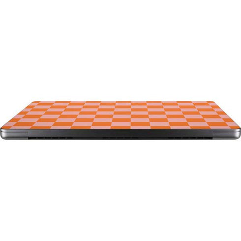 Orange Checkered Apple MacBook Pro 14-inch Skin
