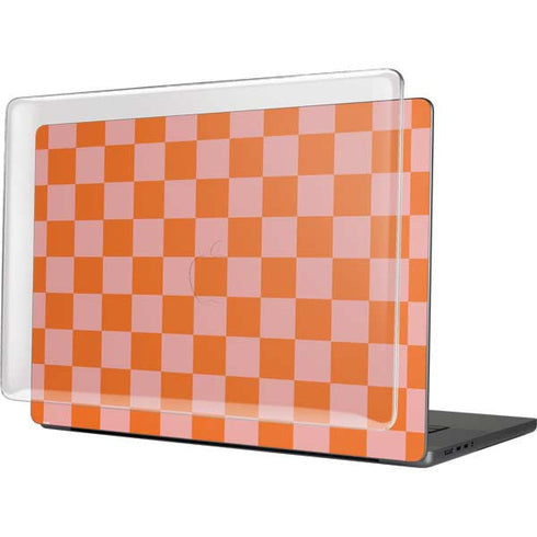 Orange Checkered MacBook Cases