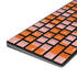 Orange Checkered Magic Keyboard with Numeric Keypad Skin
